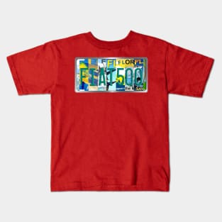 FIAT500 FL PLate Kids T-Shirt